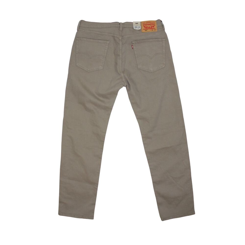 Levi's 505 36x34 New Tan Canvas Regular Fit Workwear Men's Denim Jeans - Picture 2 of 9